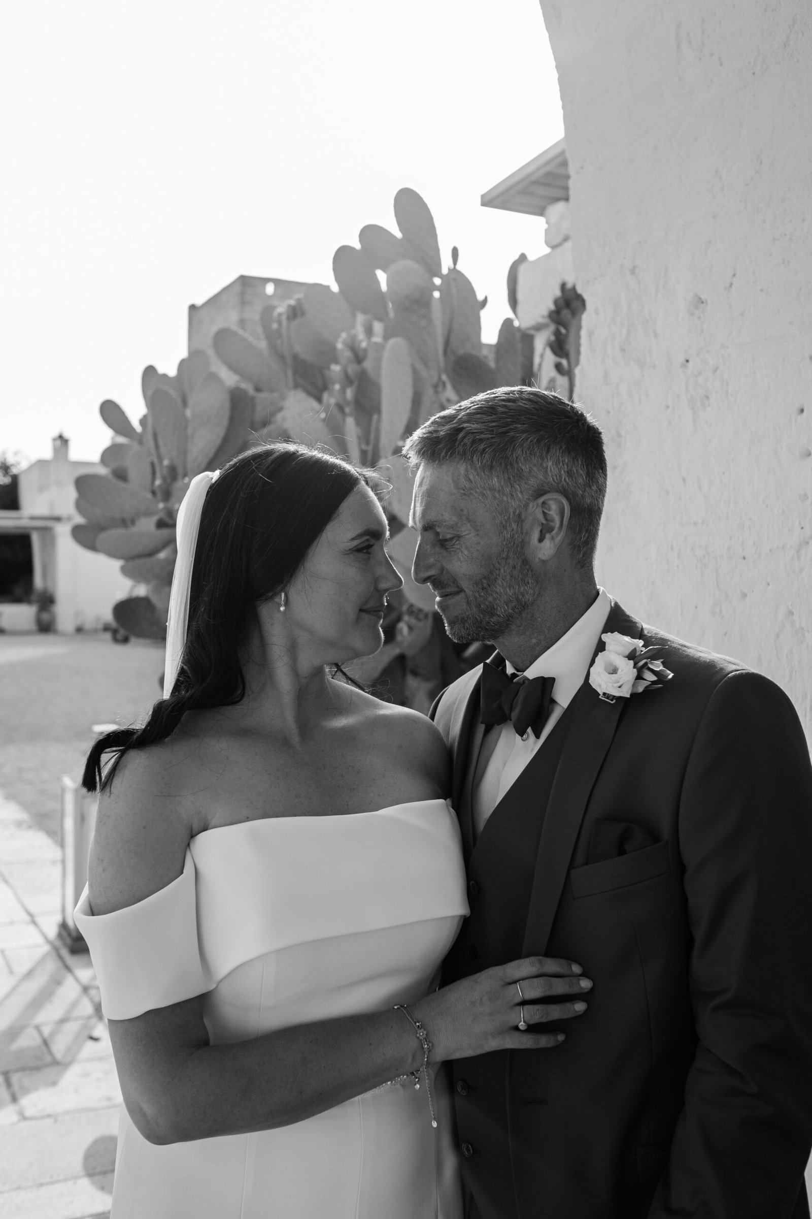 Wedding couple in Puglia